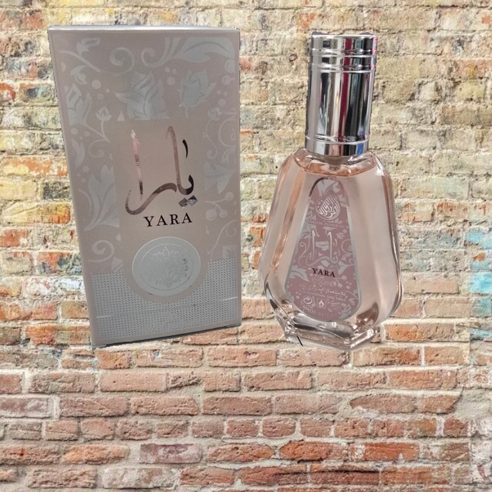 Yara Pink Floral Eau de Parfum - Feminine Pink Bottle